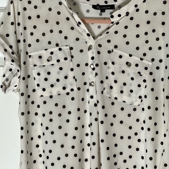 Polka Dotted Blouse - Picture 2 of 4
